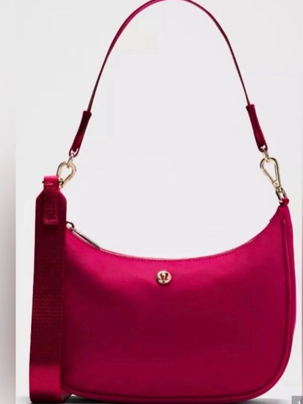 Lululemon City Essentials Shoulder Bag ~berry rumble~ NWT $78 MSRP🌟